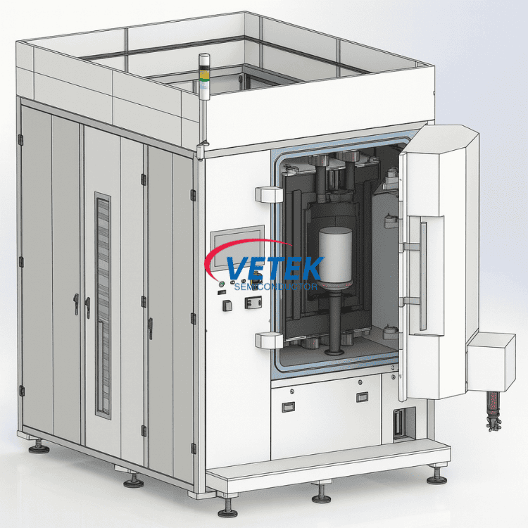 Large sized resistance heating SiC crystal growth furnace